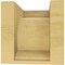 Ekena Millwork 7"W x 7"D x 7"H Wide Emerson Rough Cedar Woodgrain TimberThane Corbel, Primed Tan CORUR07X07X07EMRRCPR - alternate 4